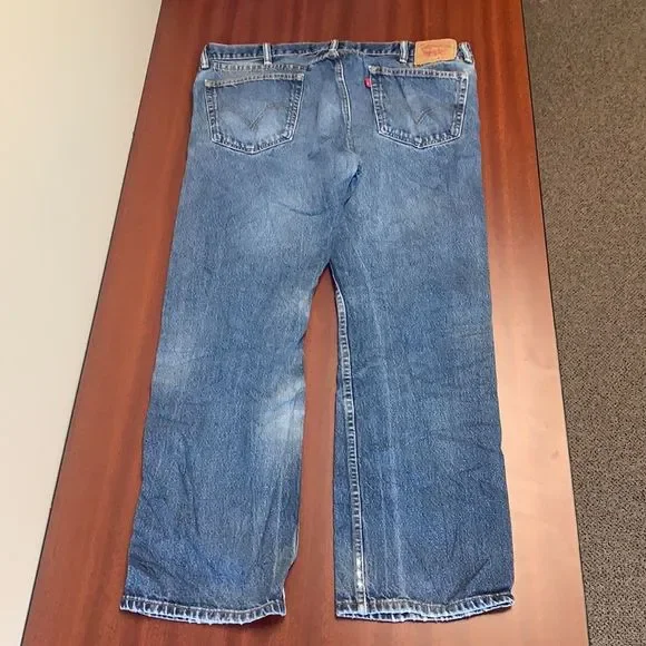 vintage mens 505 levis mom jeans - Picture 5 of 7